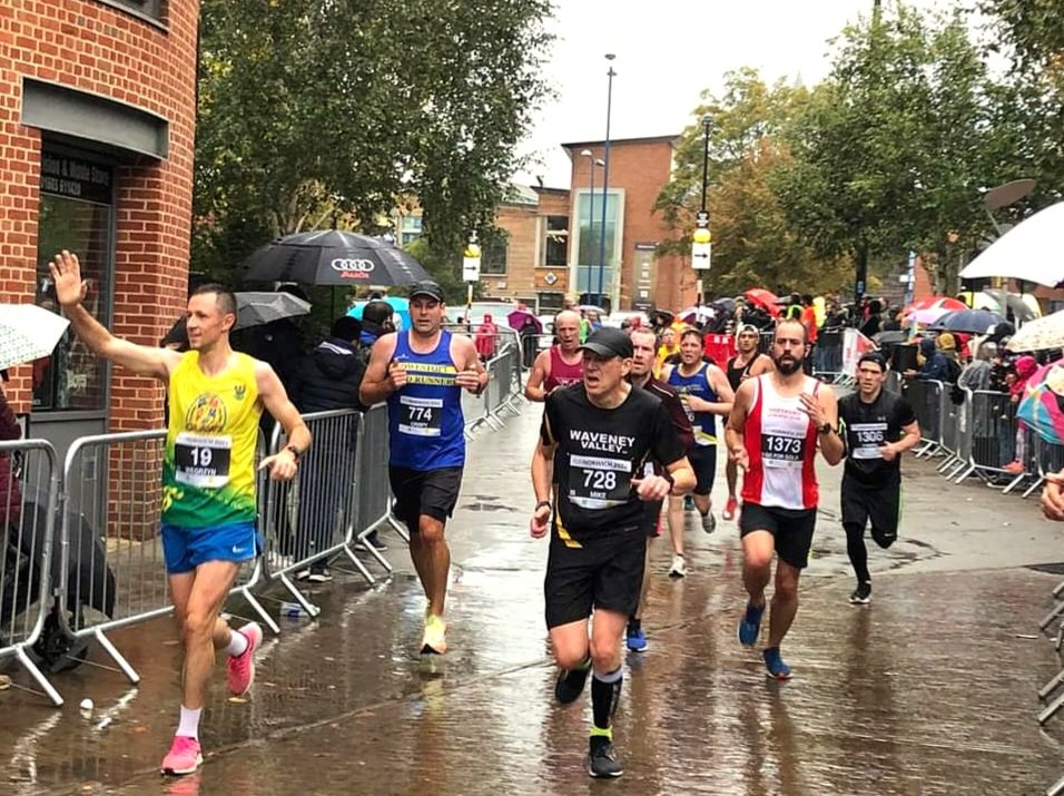 RunNicholasRun's tweet photo. Absolutely thrilled! Today I knocked 5minutes off of my 10km PB at @runnorwich absolutely loved the event even with the wet, wet weather! 
On cloud nine right now! 
4️⃣4️⃣min4️⃣5️⃣sec
#Run #Running #UKRunChat #Norwich #RunNorwich #MentalHealthMatters https://t.co/PgLictCfwg