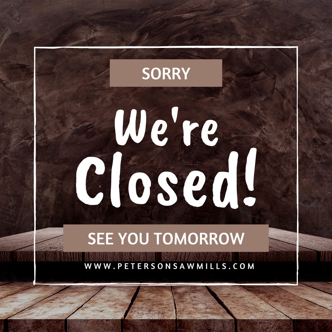 Peterson HQ in New Zealand is closed today for the Labour Day public holiday. We'll be back at 7am NZDT Tuesday 25th October.