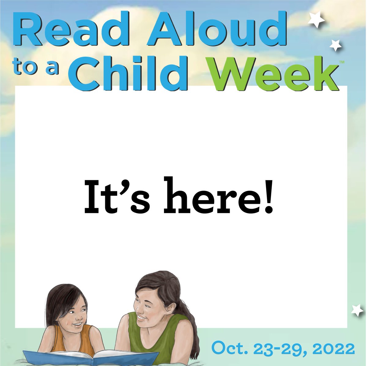 readtothem's tweet photo. Happy Read Aloud to a Child Week! Today marks the beginning of a week-long celebration all about reading aloud. This year's theme is "Off on an Adventure!" Where will you adventure? What books will you read aloud?
#ReadAloudWeek #letsread https://t.co/5IG74nHD1b