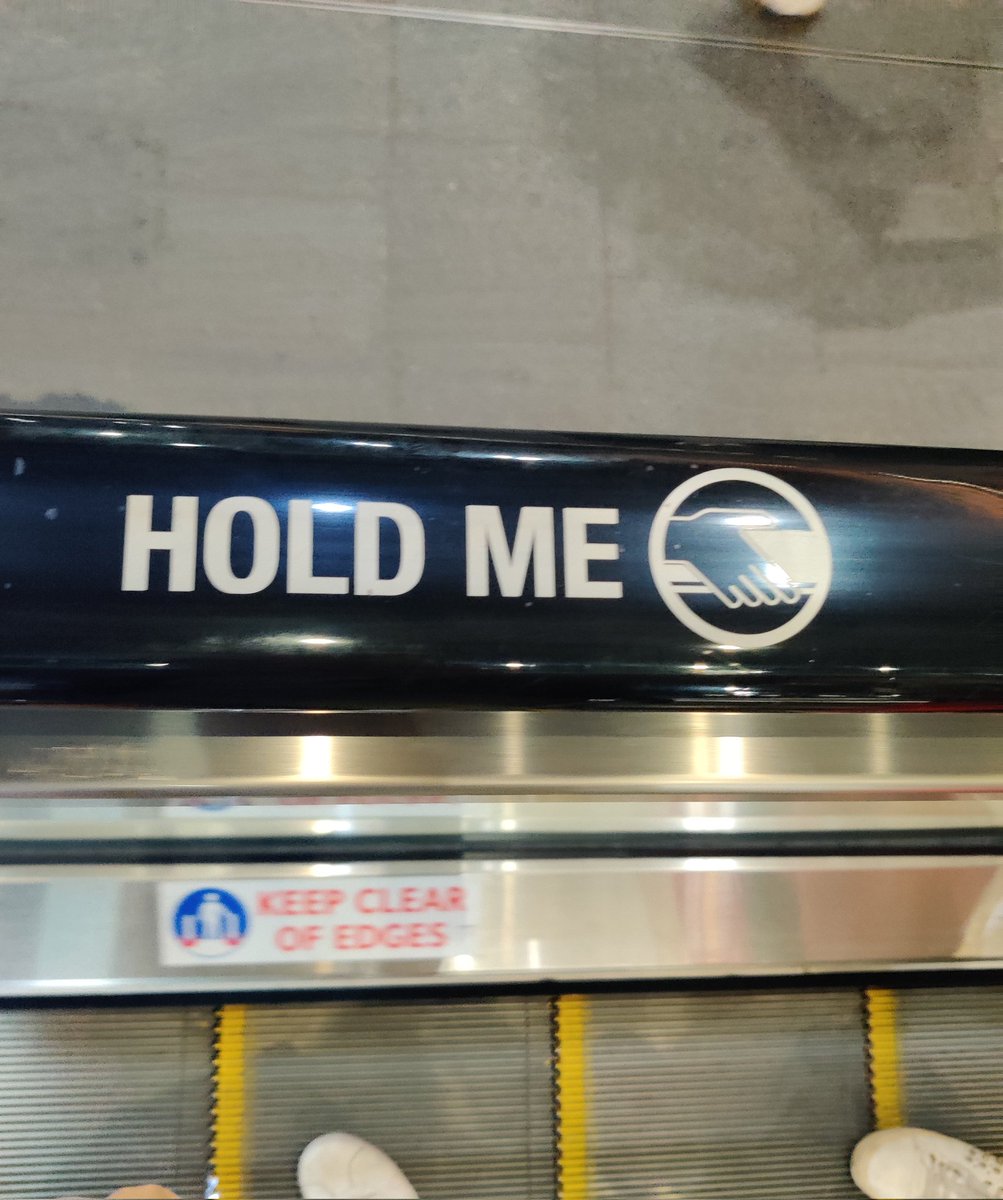 This escalator sees into my soul.