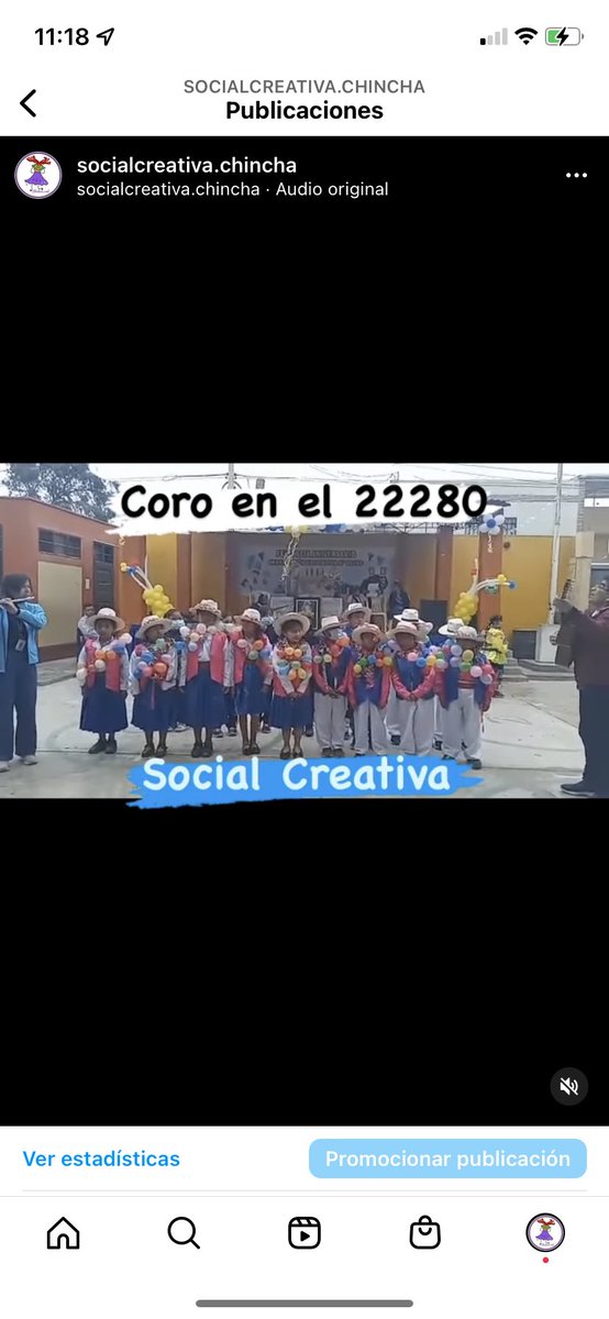 SocialCreativa's tweet photo. Coro en el colegio 22280 de Groci Prado chincha #SocialCreativa https://t.co/H4hwi9PDfN