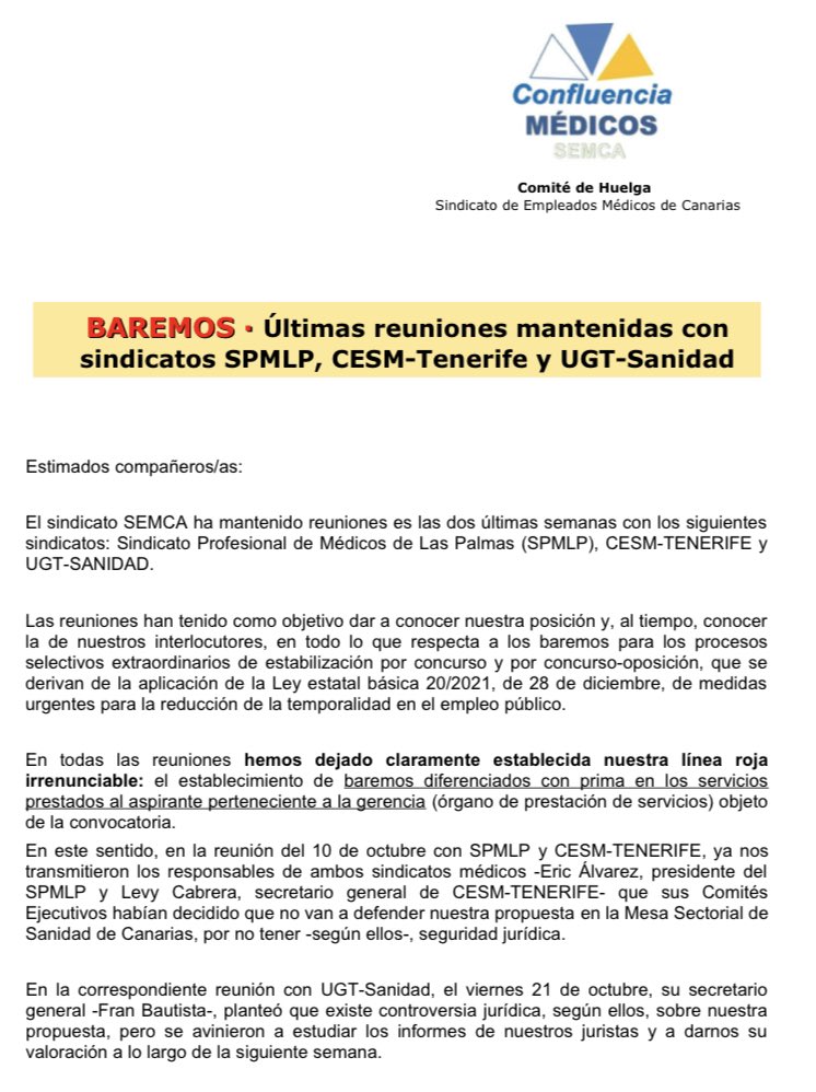 CONFLUENCIA Médicos Hospitales CANARIAS tweet media