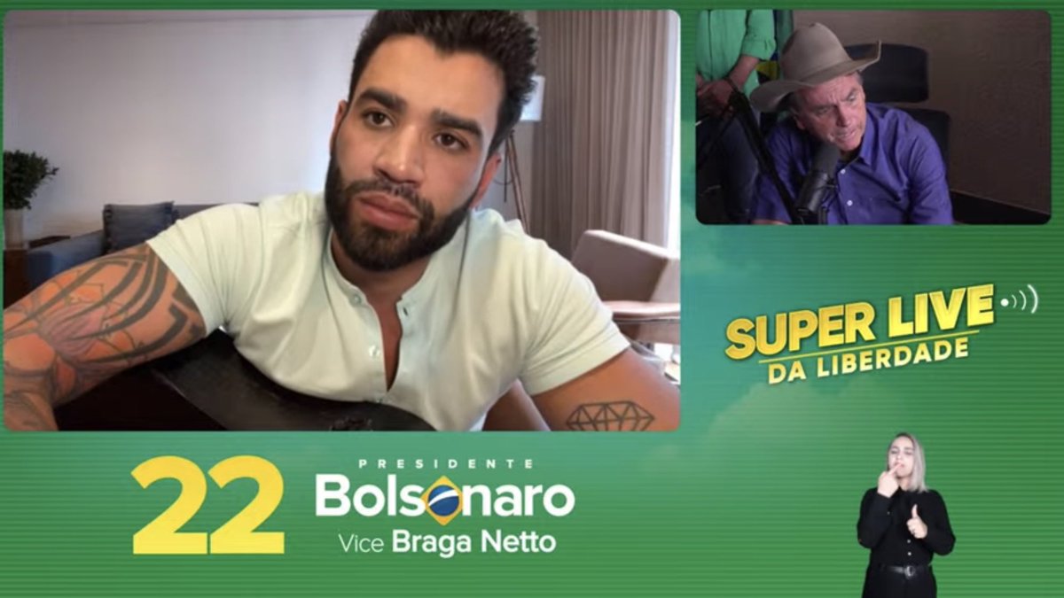 Na Super Live agora Presidente @jairbolsonaro com @gusttavo_lima. Assista, compartilhe👇 youtu.be/x2uiakywcrI