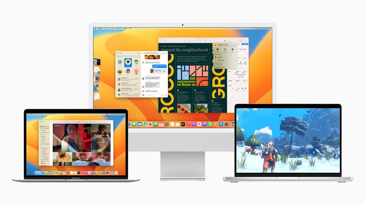appltrack's tweet photo. macOS Ventura releases TOMORROW ‼️ https://t.co/7Hqs09H18l