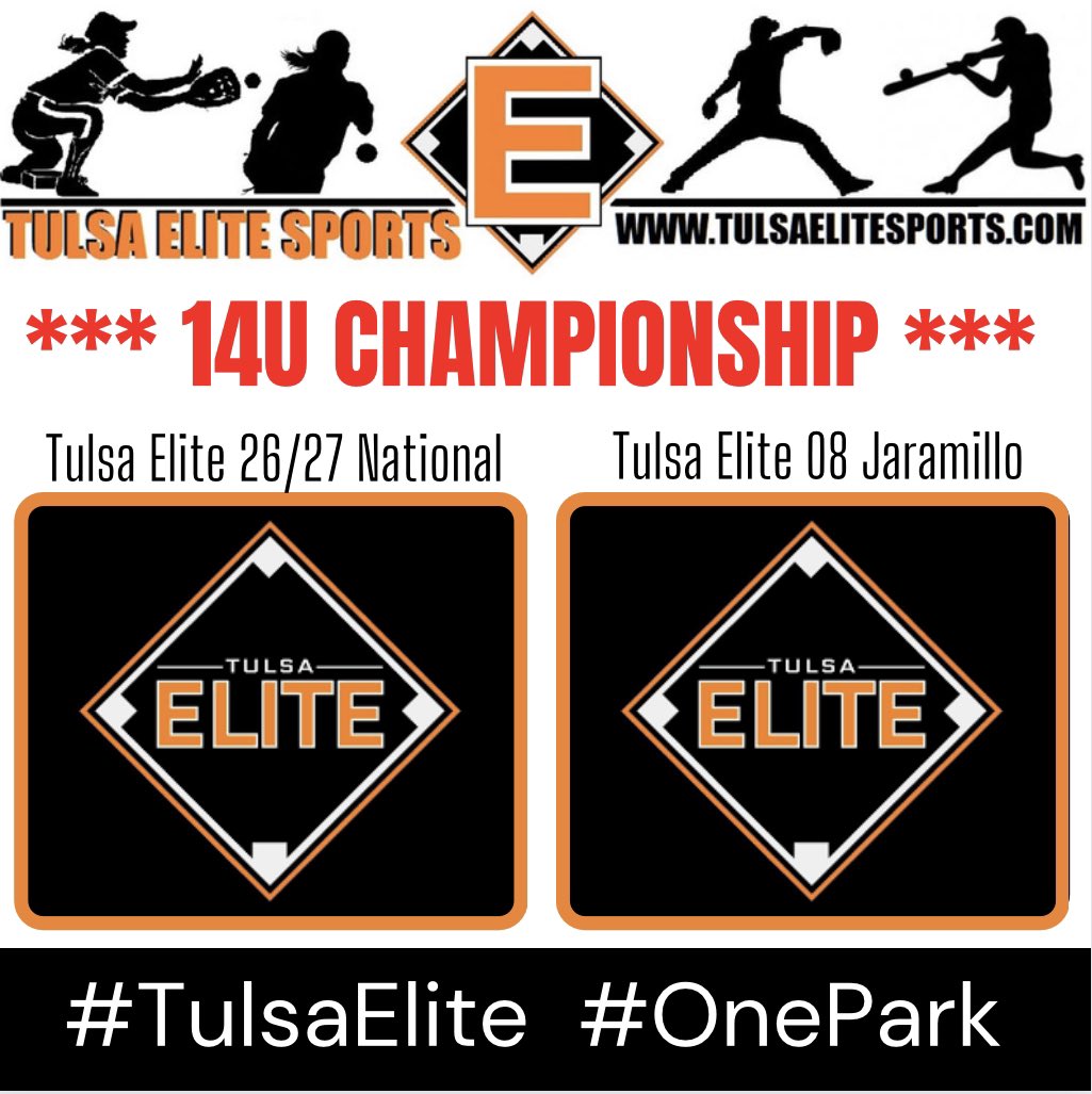 14U Championship matchup! @TE2026 vs @TulsaElite08 #TulsaElite FALL INVITE