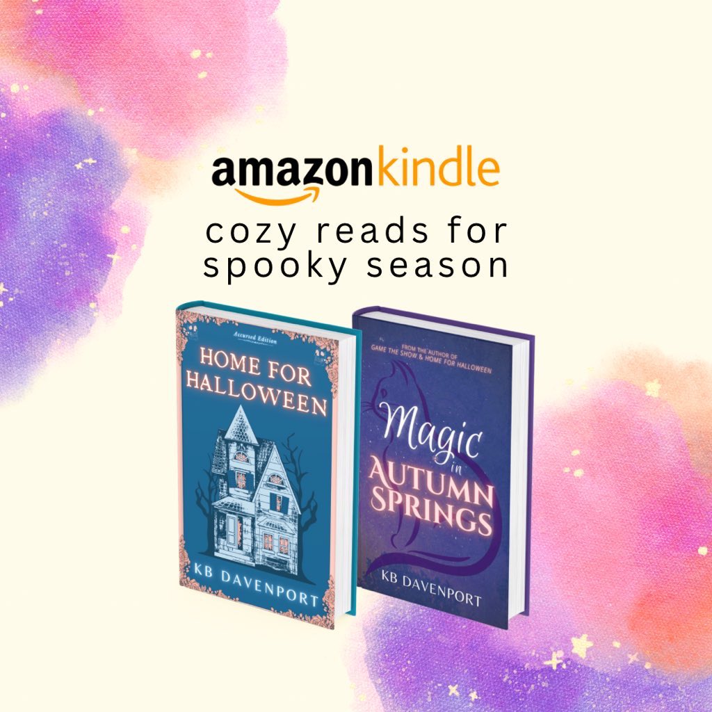 Check out my spooky stories on #KindleUnlimited

Home for Halloween
🔪murder mystery
👻ghosts & skeletons
🐹silly guinea pigs
🔗amazon.com/dp/B0BG8VPNV2

Magic in Autumn Springs
💖cozy fall vibes
✨witches & spells
🐈‍⬛sassy familiars
🔗amazon.com/dp/B08P5HR68N

🎃Happy Halloween!🎃