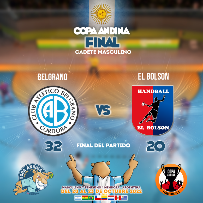 #copaandina2022 resultado corregido