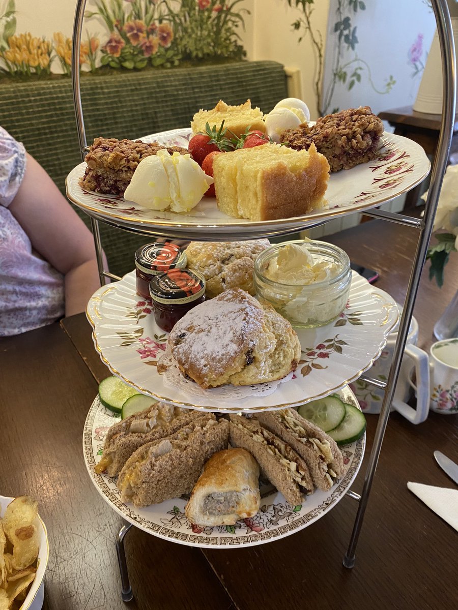 Amazing afternoon tea in Crowland today