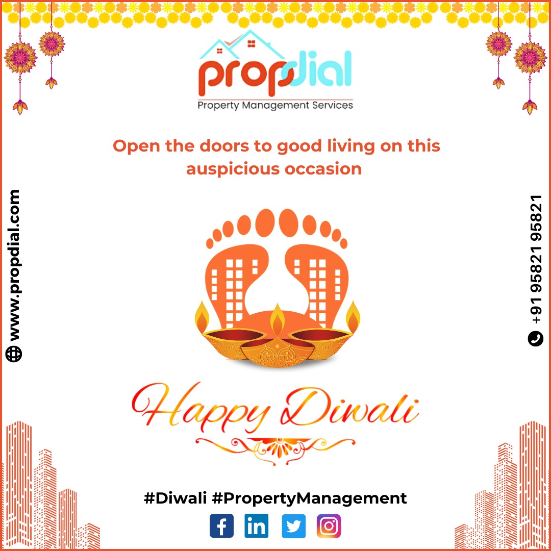 propdial's tweet photo. Hello everyone,
Thought of the day
“May the festive vibes of Diwali fill your home with happiness, peace, prosperity , good health and grand success. Shubh Deepavali.”
Thank you
Team Propdial
https://t.co/6fpRUQtxgN
#HappyDiwali2022 #propdial #propertymanagment https://t.co/vZkcbYiwYj