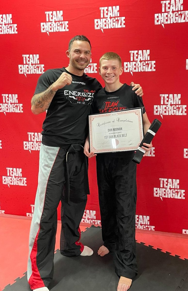 Andy Noonan (@noonanandy) on Twitter photo After 8 years of training up to 5 nights a week and a 6 hour grading Dan finally achieved his kickboxing black belt from Energize Martial arts Academy in Stockport , Manchester. <a href="/OGATrust/">Outwood Family</a> <a href="/OutwoodGrangePE/">OGAcademyPE</a> <a href="/OGACADEMY/">Outwood Grange Academy</a> After 8 years of training up to 5 nights a week and a 6 hour grading Dan finally achieved his kickboxing black belt from Energize Martial arts Academy in Stockport , Manchester. <a href="/OGATrust/">Outwood Family</a> <a href="/OutwoodGrangePE/">OGAcademyPE</a> <a href="/OGACADEMY/">Outwood Grange Academy</a>
