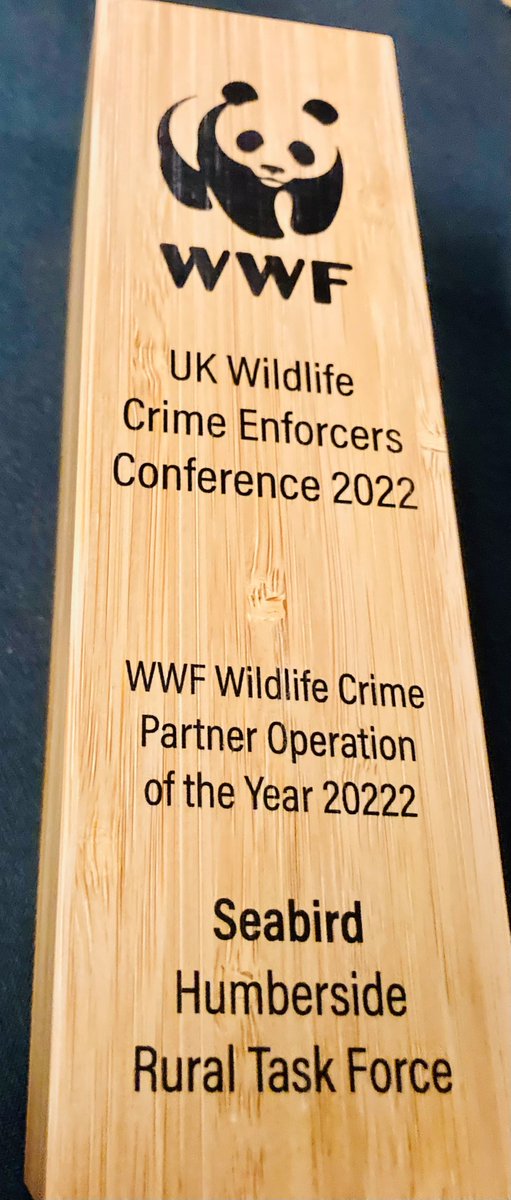 🏆🐬As #OpSeabird founder members & national lead we are elated to announce for the 2nd year running we are Partner Operation of the Year. In recognition of collaboration to prevent Marine Mammal & Seabird Disturbance @NYorksPolice @RSPCA_official @Bempton_Cliffs @East_Riding