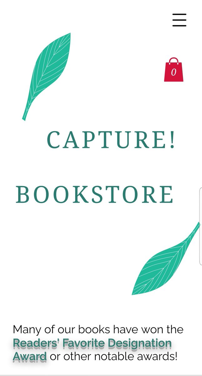 A new face for our site CaptureBookstore.com. #image #fall #capturebooks