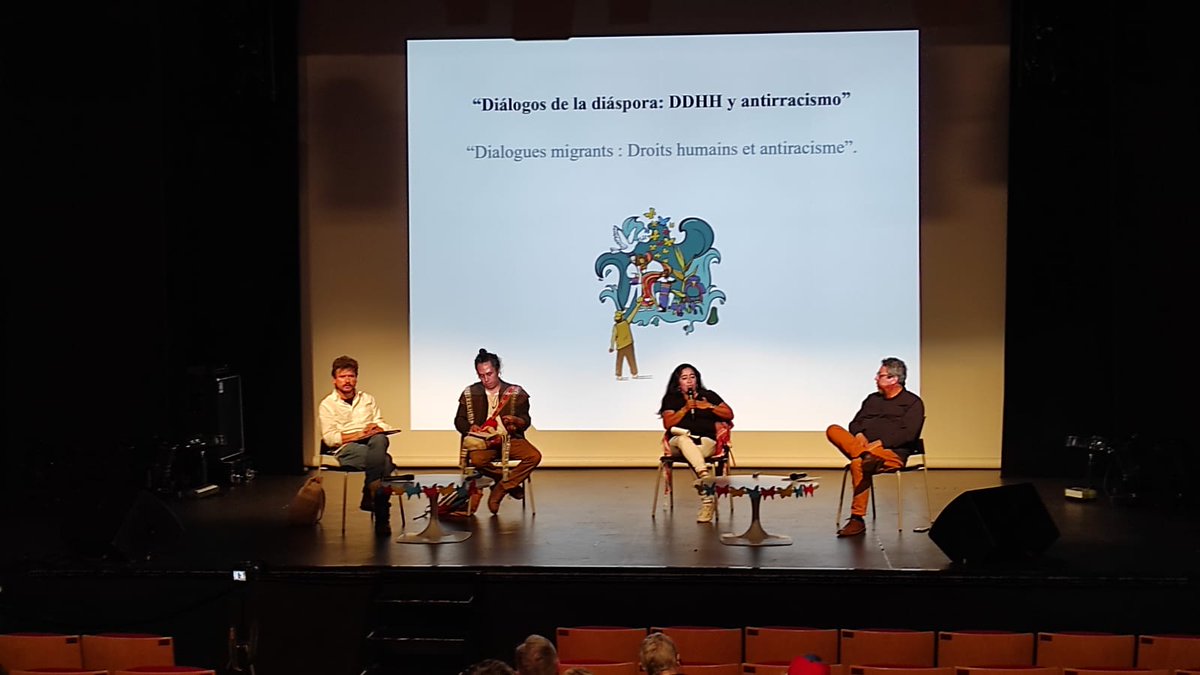 Itervecio de Martha Bolivar <a href="/corpeis/">Corporación Corpeis</a> <a href="/ColectivaRefugi/">COLECTIVA REFUGIADAS</a>  en el encuentro  ESTALLIDO CULTURAL por la Paz total en Paris, el 22  de Octubre en la mesa Diálogos de la diáspora: DDHH y antirracismo ,