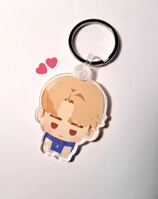 In the Seom Jimin keychain that I drew for the goodie bags from the event!  