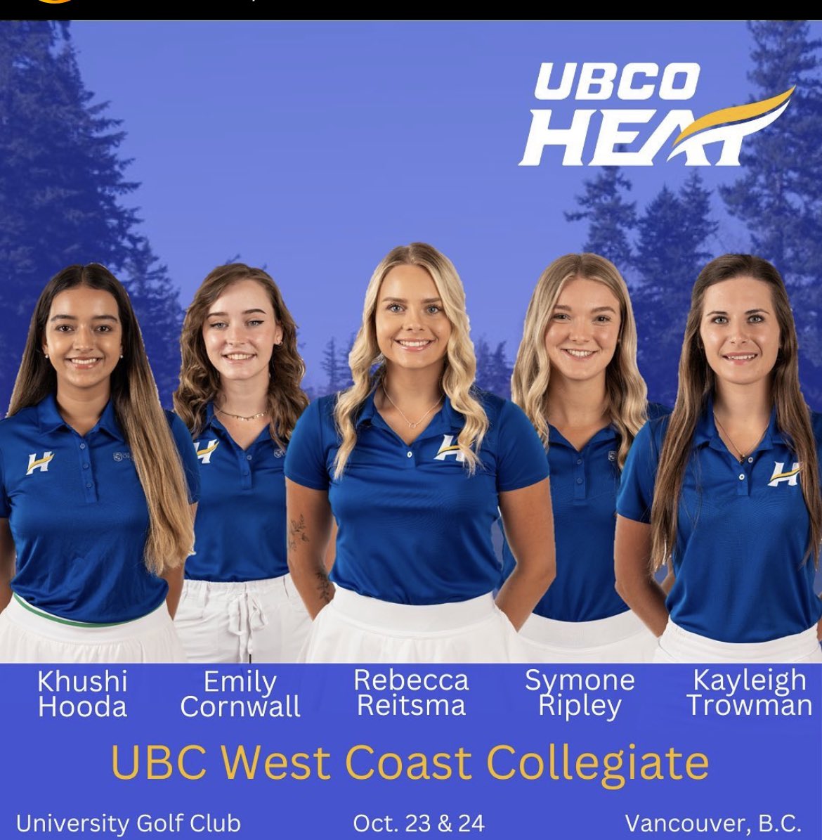 Good luck UBCO Heat; play well