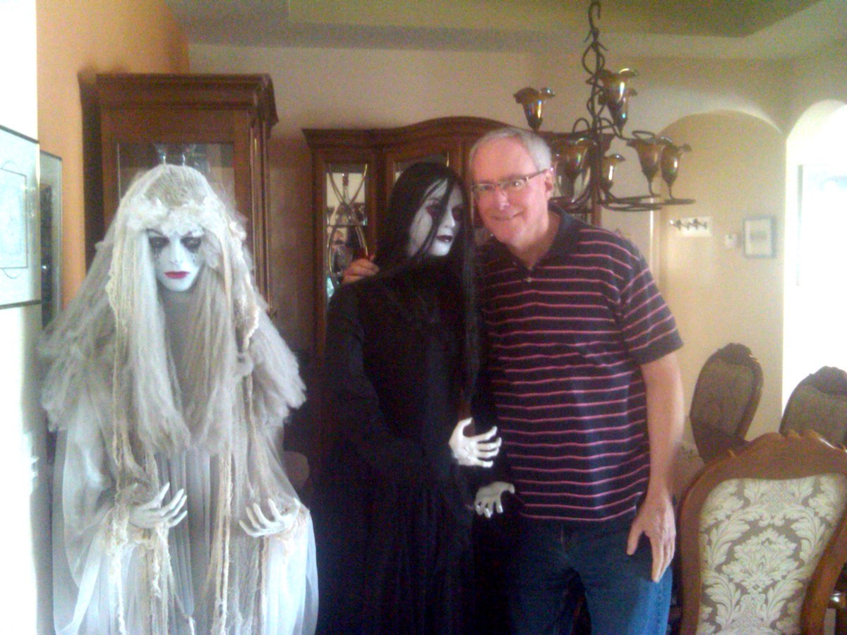 Bockway's tweet image. The Fright sisters invited me over for….  I’m not sure what.