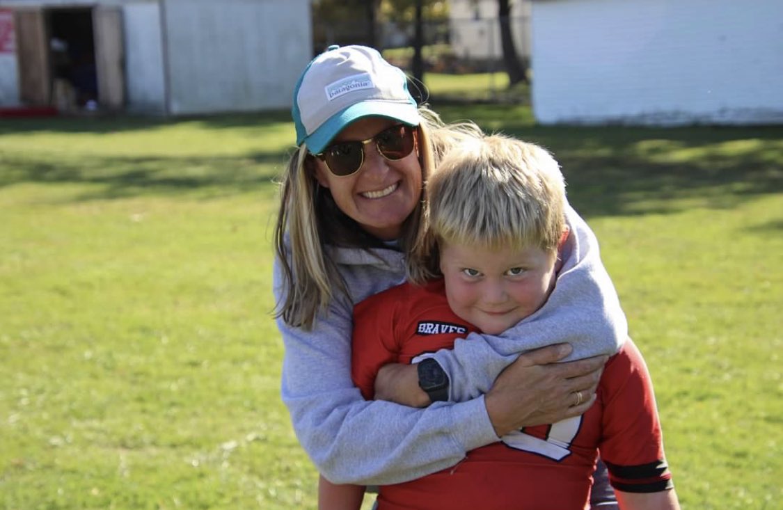 When you go to your nephew’s football game and see one of your first graders there. ❤️ <a href="/SASD_Vernfield/">Vernfield Elementary</a> <a href="/BravesFootball_/">Braves Football</a>