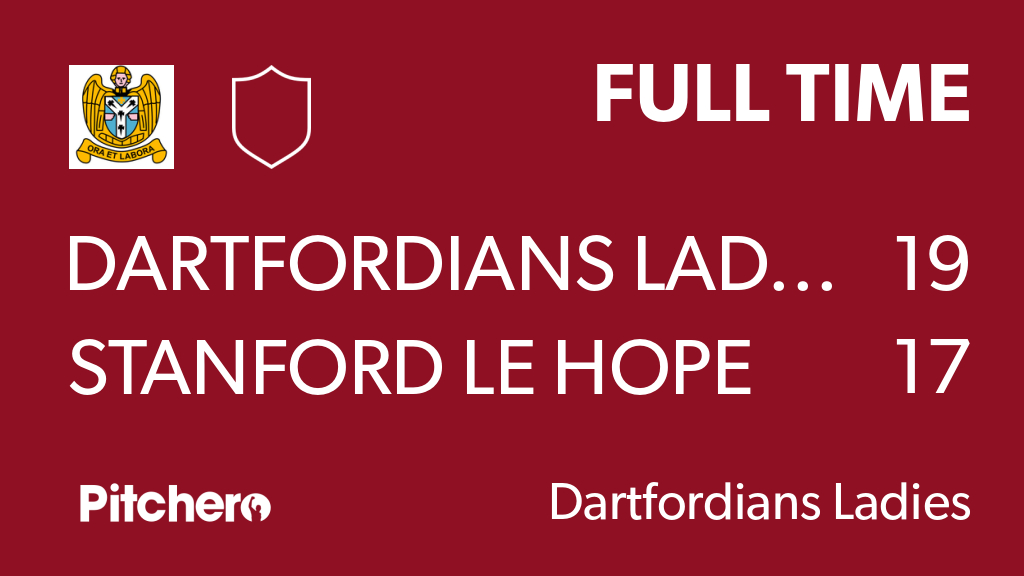 DartfordiansRFC's tweet photo. FULL TIME: Dartfordians Ladies 19 - 17 Stanford Le Hope Ladies
#DARSTA #Pitchero
https://t.co/56igNAaDtw https://t.co/IhM0OcMY2w