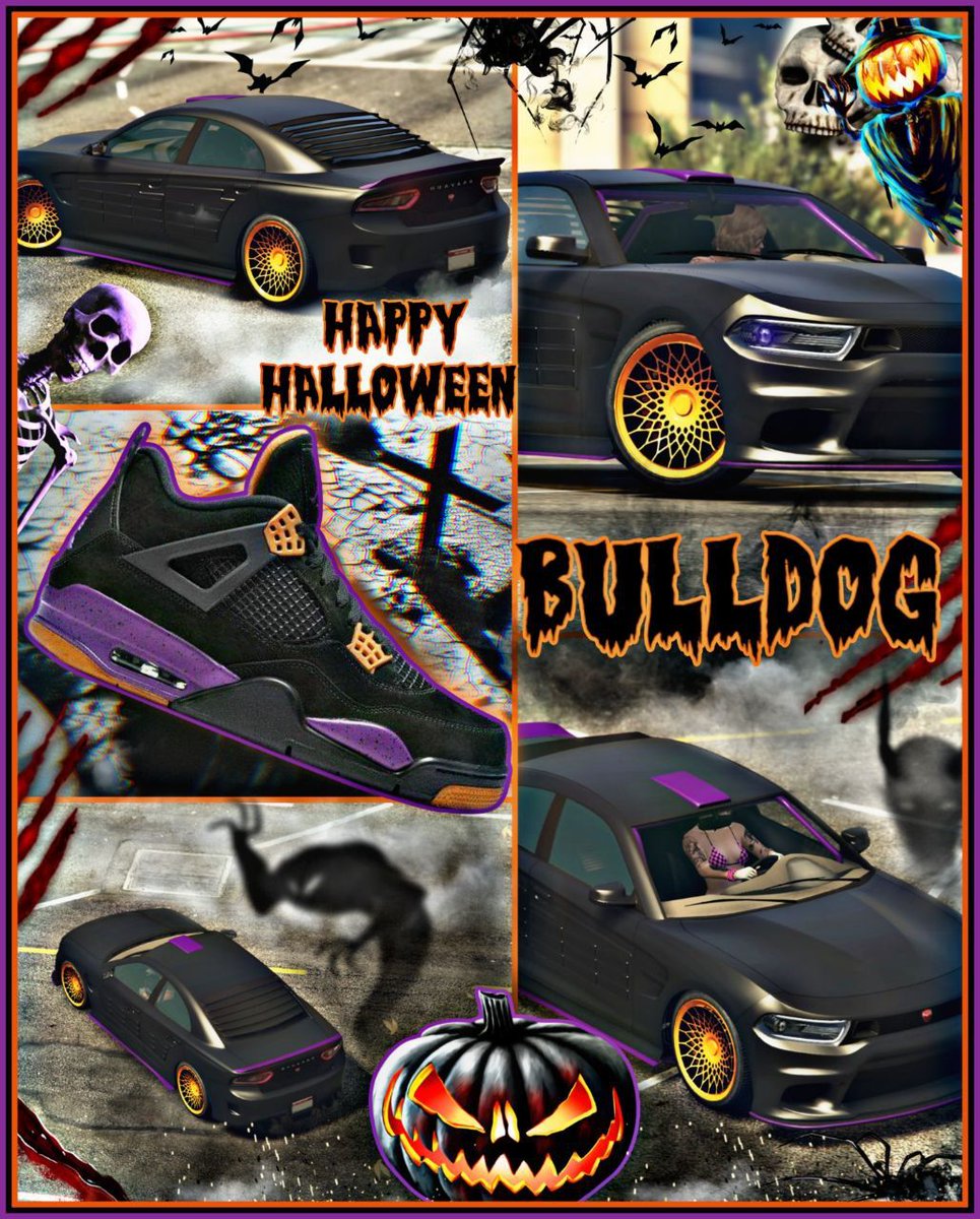 Bulldog_TM_GTA's tweet photo. 👑DROP BULLDOG TM PS4👑

📆 Monday 24/10/22 
⏰ From 6:30pm(🇮🇹 time)

👟🎃 Air Jordan 4 "Halloween" 🎃👟

🚘  Buffalo STX 
 
✅ FRIEND SESSION

🆔HOST: xBull_Lionx (Id who will invite in the com)

🆔TITAN: Anawack2P4 

👍🏼LIKE &amp; RT♻️
💥FOLLOW @bulldog_lion https://t.co/6mce0B7Byy