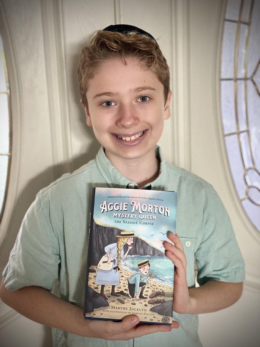 I just received this beauty & am so grateful to #author Marthe Jocelyn, @TundraBooks & @penguinkids for the special #bookmail! @scissorhouse is one of kindest people I know & AGGIE MORTON MYSTERY QUEEN THE SEASIDE CORPSE is the perfect #mystery read for #Halloween! #ireadcanadian