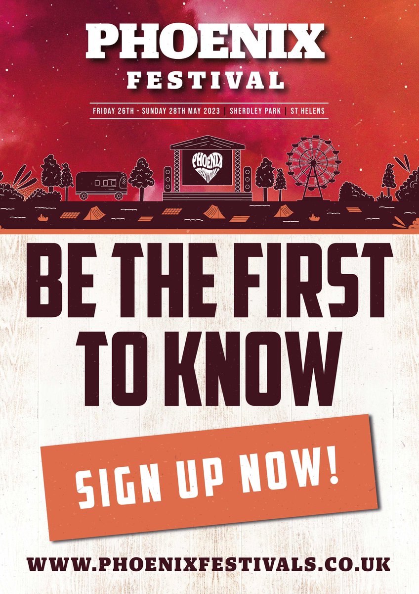 Things are heating up at Phoenix HQ as we prepare to drop the first huge wave of acts on our festival lineup 👀🔥

Be the first to know on all things Phoenix Festival, sign up now via the link below! 👇🏻 

phoenixfestivals.co.uk 

#merseryside #musicfestival #phoenixfestival