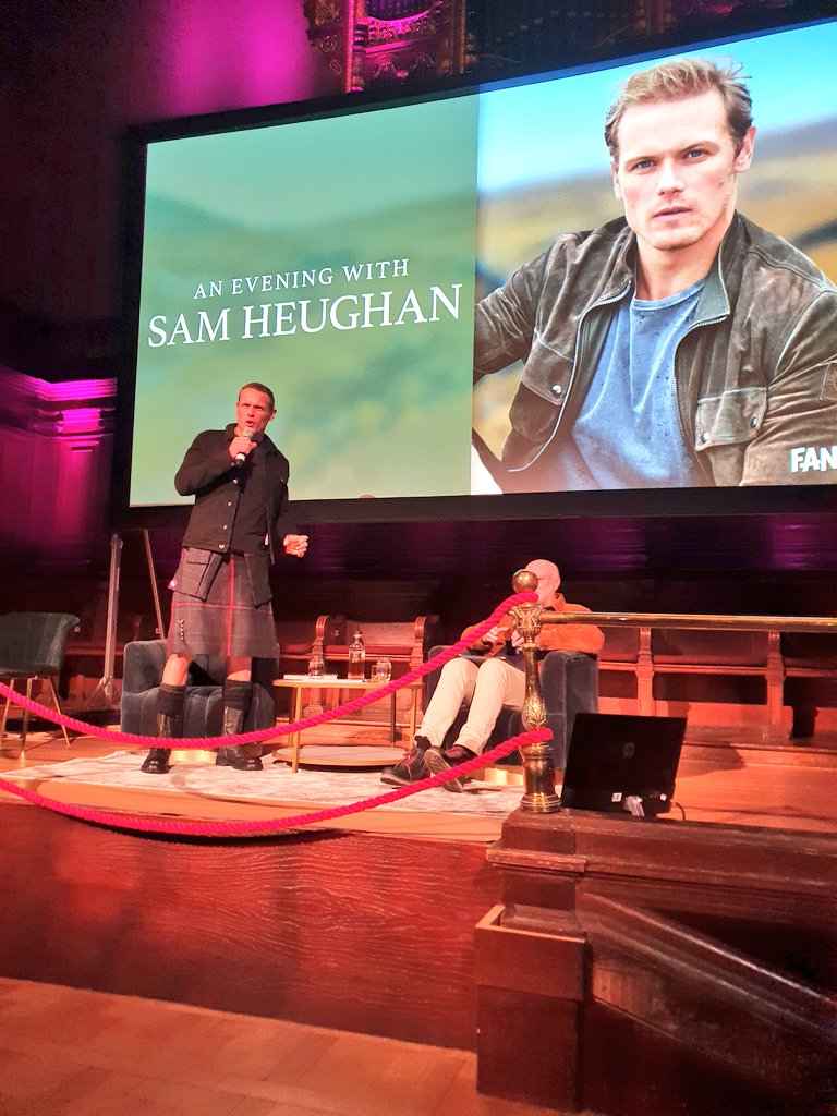 An evening  with <a href="/SamHeughan/">Sam Heughan</a>  in Edinburgh