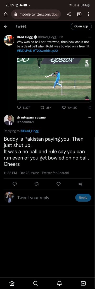Taha912434's tweet photo. @rajdeep_mz @155b6d67bc564aa @jadooger @arpitGupta708 @Brad_Hogg No need i just stated the facts not my opinion its not just me those who have the guts to say the truth know as well. https://t.co/1kjuQqxWnb