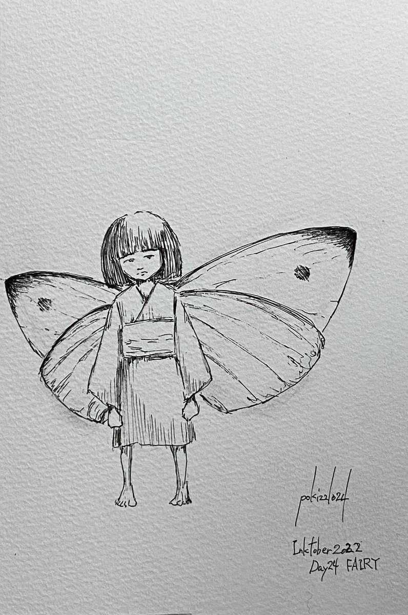 DAY24:FAIRY
#inktober2022 #inktober
#inktober2022day24