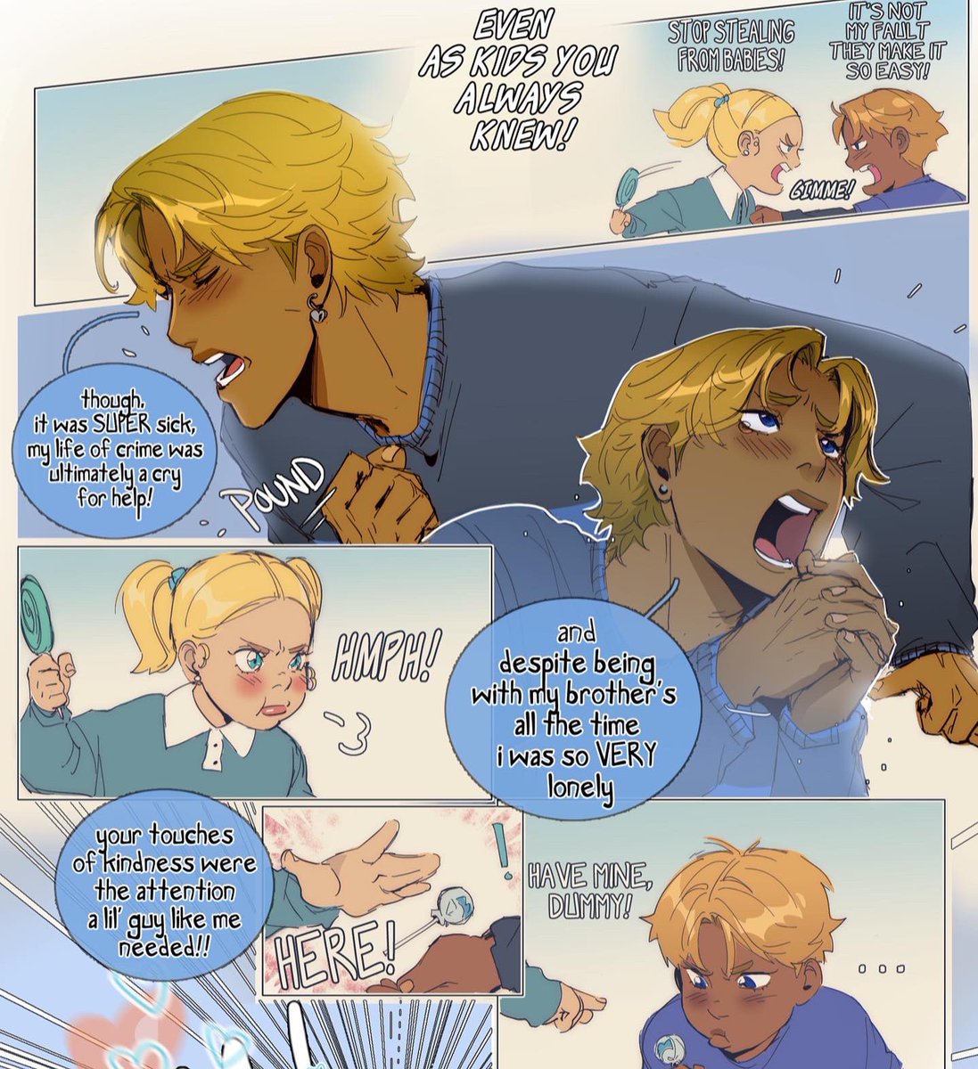 Some super cupid bubbles panels… bc I cAre for him 