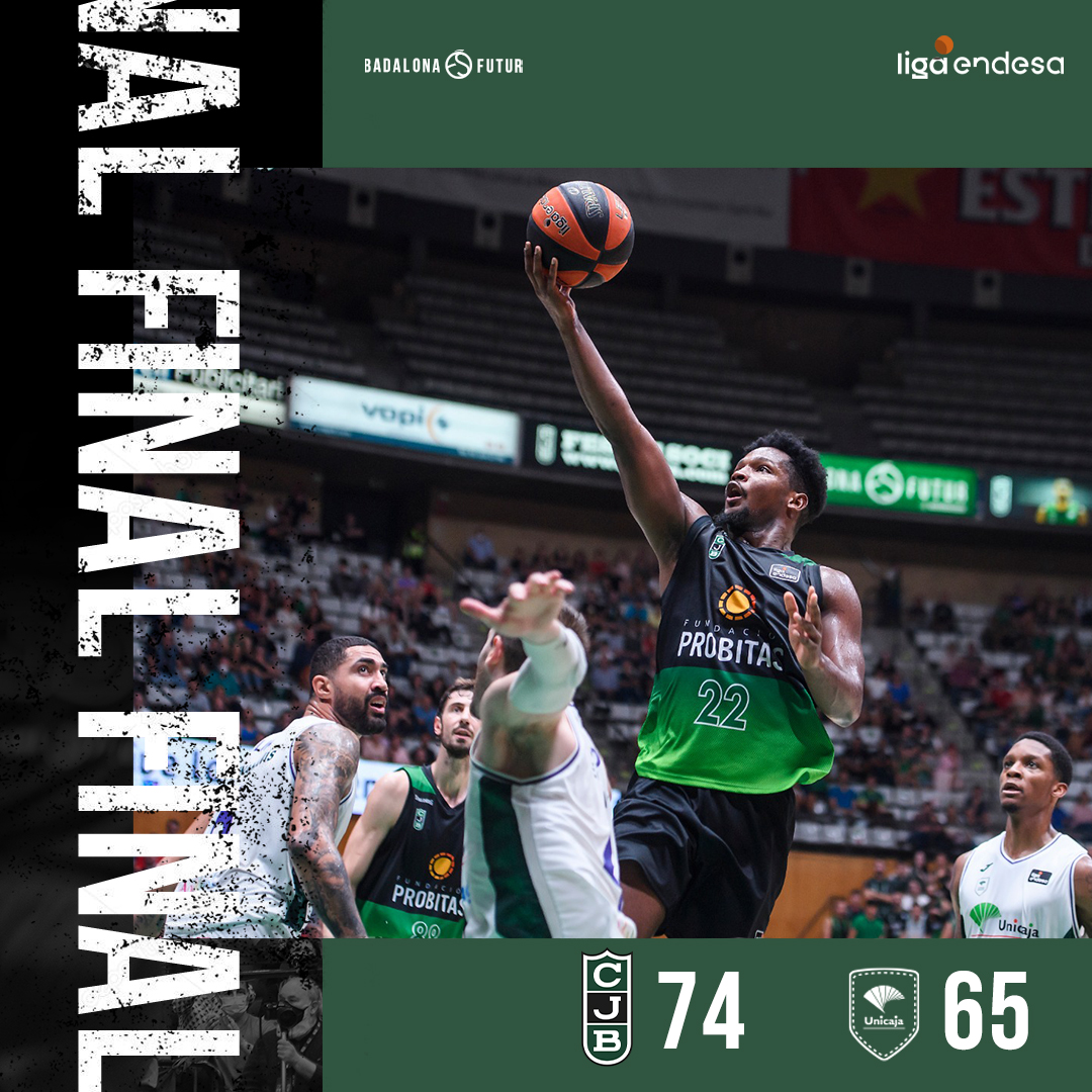 Penya1930's tweet photo. 🟢⚫️ Un triomf de caràcter!

💪 La Penya suma la segona victòria a la Lliga Endesa (74-65) amb un Andrés Feliz decisiu

💻 La crònica: https://t.co/kr91vrKrjj

#BadalonaÉsFutur https://t.co/ElsFZQDa20