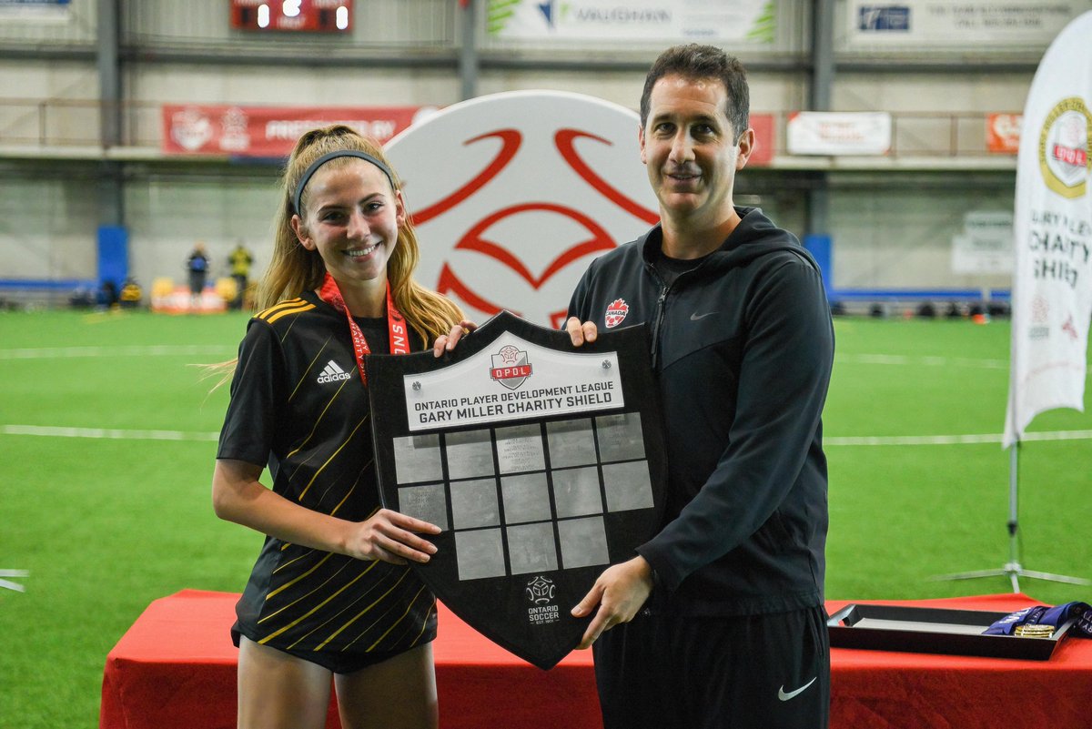 OntarioIsSoccer's tweet photo. Congrats to @Markham_SC for showing nerves of steel in PKs, to take the 2022 Girls U15 Gary Miller Charity Shield.

Shout out to @osusoccer who came, oh-so-close following a back-and-forth game and shootout. Best of luck next year.

For more, visit: https://t.co/4YvsLrq6Xl https://t.co/lwYfqQGrcl