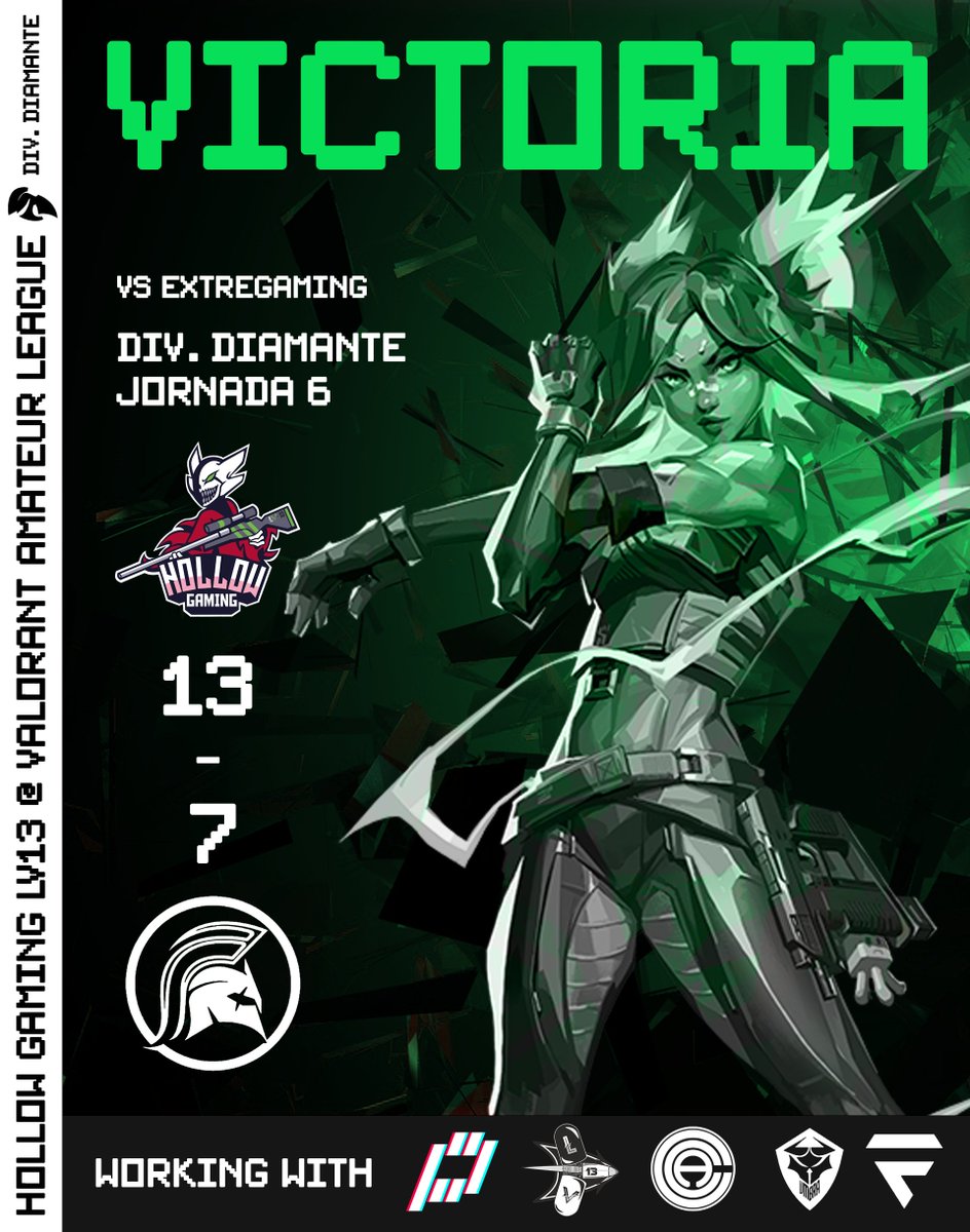 SIUUUUUUUUU felicidades a <a href="/Lv13Team/">CROW DYNASTY</a> por seguir invictos en la @LigaAmateureS