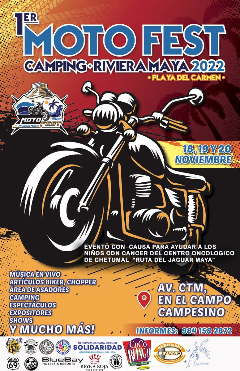 davi_playa's tweet photo. Te gustan las motos #playadelvarmen realizara su primer #motofest #felizdomingo #UnidosJamasSeremosVencidos #harleydavidson #motocicletas https://t.co/6YSn7QtrWC