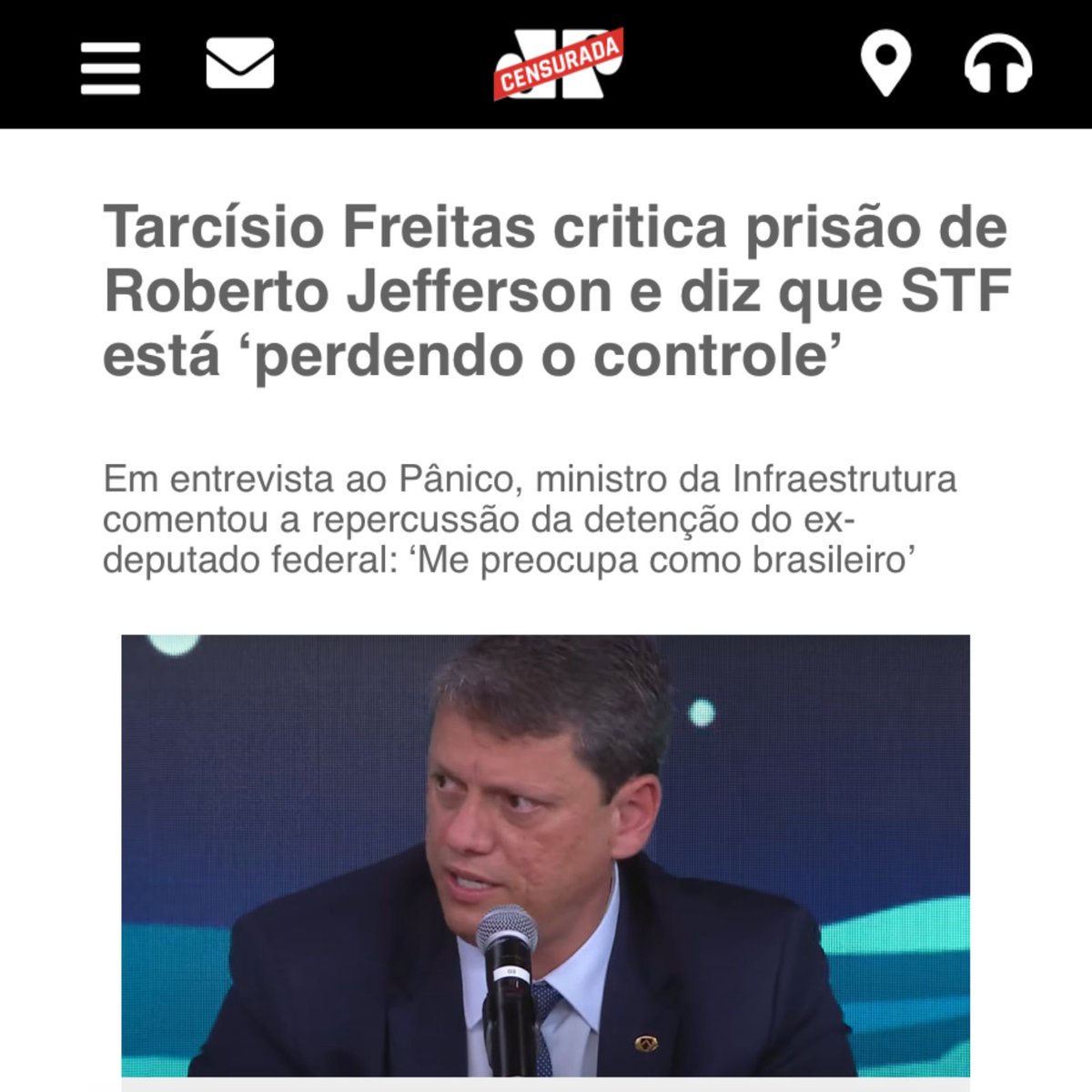 No maior colégio eleitoral da federação, o candidato Tarcísio de Freitas também vê usuários resgataram matéria onde ele defende Roberto Jefferson, o aliado que cometeu o atentado contra policiais federais. Tudo isso enquanto o bolsonarismo busca entender como reagir ao episódio.