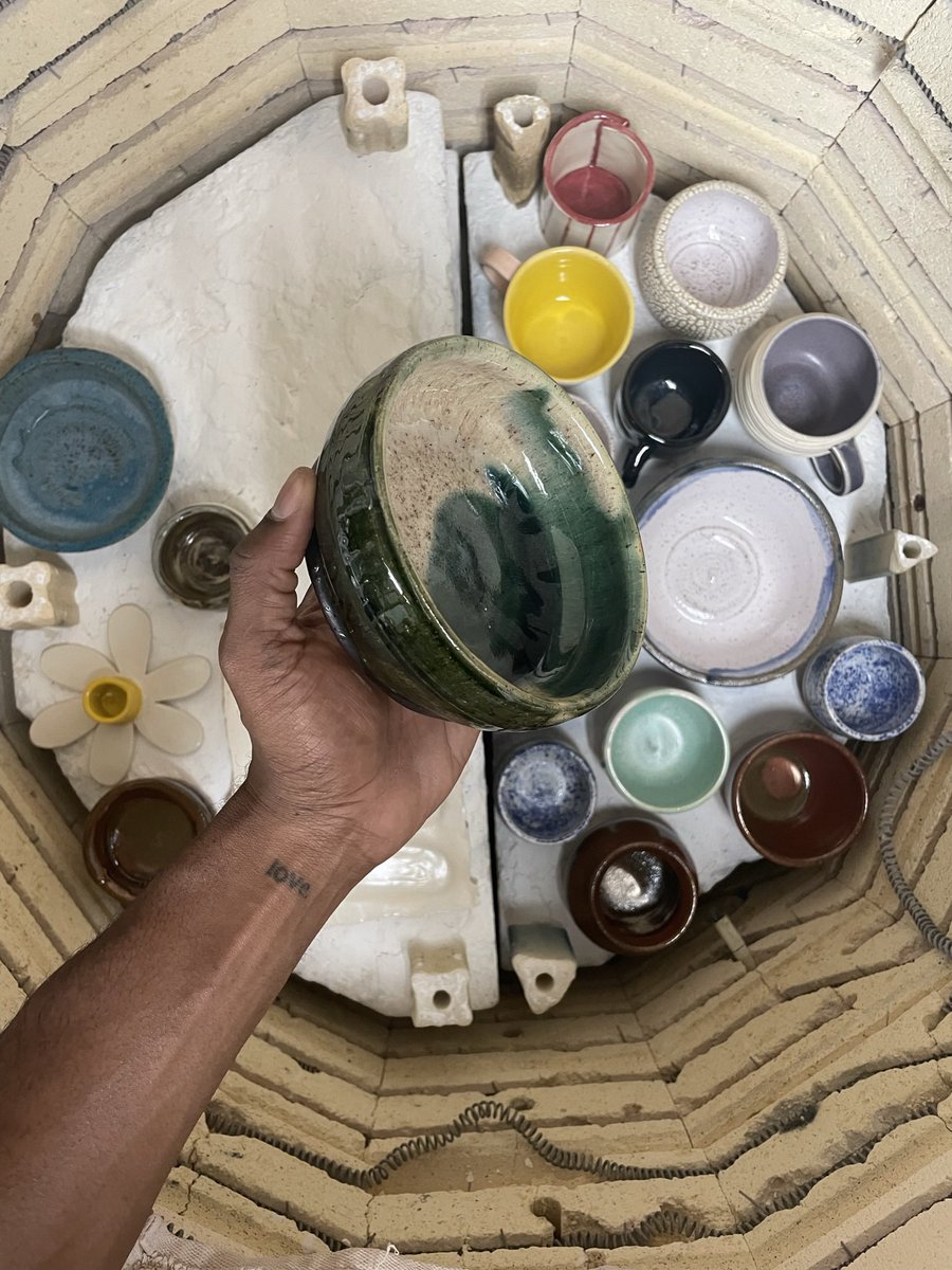 forest green + french white.