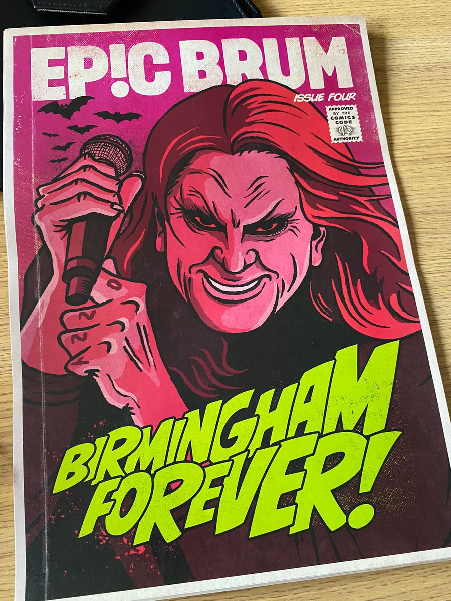 We’re soon giving <a href="/EpicBrumHQ/">Epic Brum</a> an indefinite break due to our busy day jobs but we’re going out with a bang!

Look what landed from the printers today and is now in our Etsy store. 🦇 

👉 etsy.me/3SBKTeE

#BrumHour