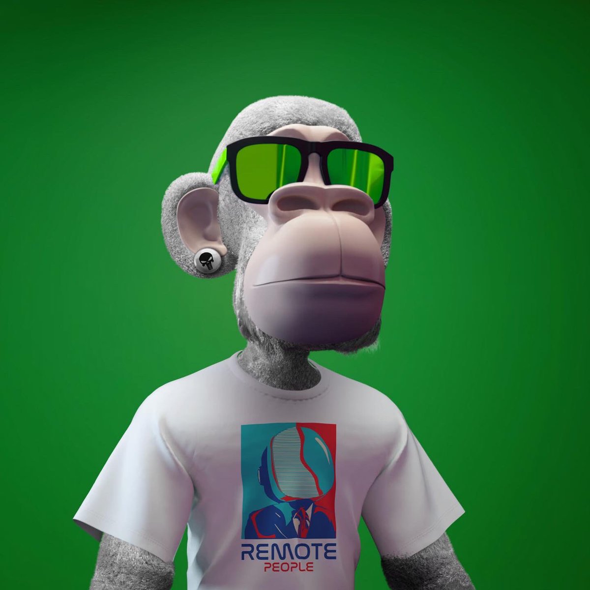 Ferrigart's tweet image. Great connections😉... #OURAPES 🔌 #REMOTEPEOPLE have you noticed them? @opensea @ariexchange 

#nft #NFTCommunity #3dart #3D #apes #art #style #artist