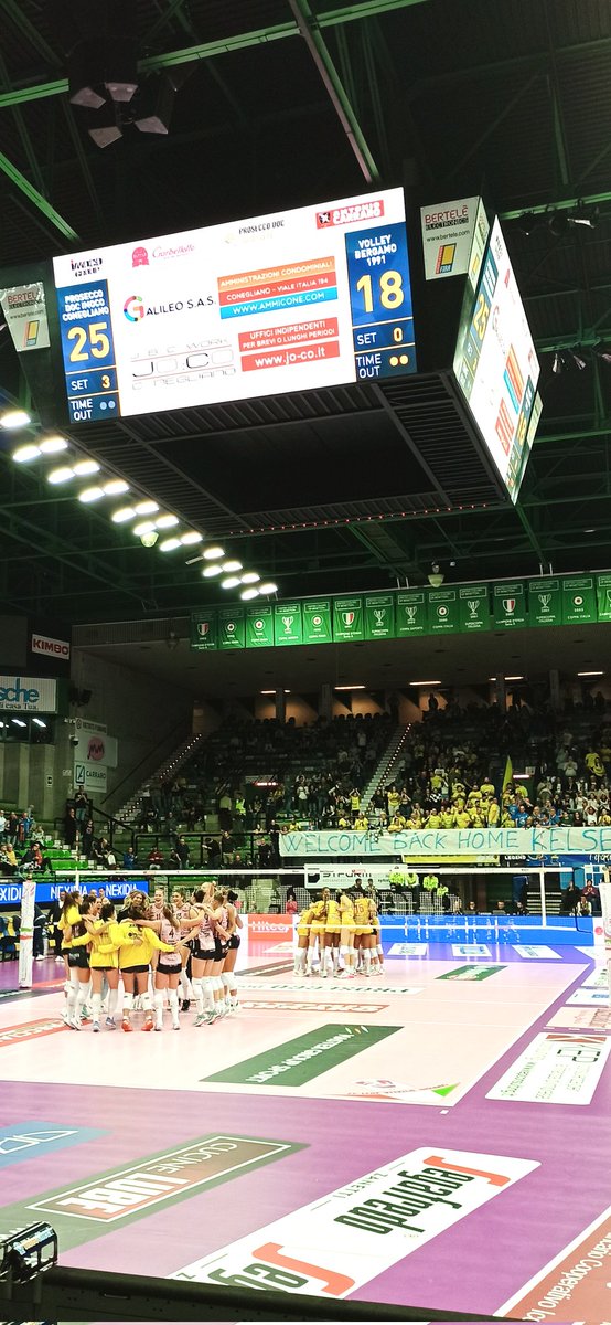 Buona la prima! 
Anche il terzo set è nostro, le Pantere di <a href="/ImocoVolley/">Prosecco Doc Imoco Volley</a> portano a casa il primo successo stagionale, vincendo l'incontro con le ragazze del <a href="/bergamo1991/">Volley_bergamo1991</a> con il punteggio di 25-18.

#NewPantERA #siamotuttipantere 💛💙