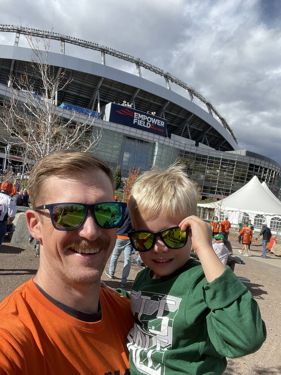 A week if firsts, first trip overseas (Iceland) and first NFL game for me and the big guy.