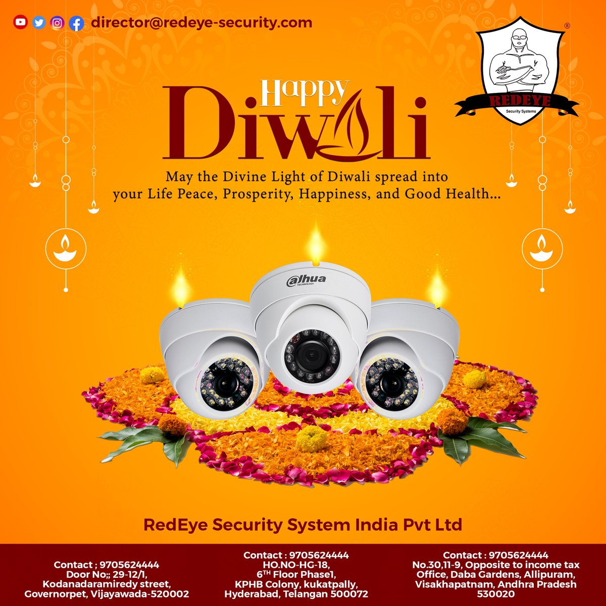 SecurityRedeye's tweet photo. Happy Diwali to Everyone !! May this festival of lights illuminate your life with abundance of joy and prosperity ✨🌟💕 Love and light to all ❤️❤️❤️🌟

#happydiwali #diwali #deepavali #festivaloflights #diwalidecorations #crackers💥 #crackersfestival #diwalicelebrations💥 https://t.co/x0TpF5Fp4z