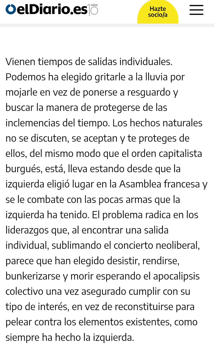 Luego el lunes cuando @PabloIglesias les mande una indirecta desde @LaBasePublico que no vayan pidiendo una buuuambulancia por Twitter