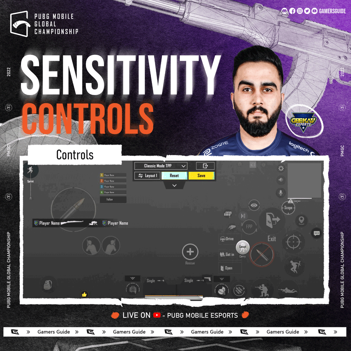 Gamers_Guidee's tweet photo. SENSITIVITY &amp; CONTROLS 📲

نستعرض لكم اعدادات القطار GAIHT لاعب فريق GEEKAY ESPORTS 🚂

مرر بين صور من أجل مشاهدة جميع  الإعدادات 👀

شاركنا في التعليقات، اسم اللاعب التالي الذي تريد إعداداته! 🙌🏻

#PMGC #PMGC2022
#PUBGM #ESPORTS
#GAMERS_GUIDE https://t.co/UGkqcbkeWv