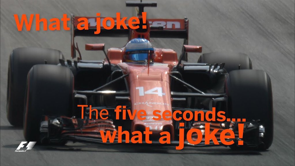 Sietse2010's tweet photo. That moment when someone takes out a spanish driver and only gets a 5 second penalty #WTF1 #AustinGP https://t.co/bHIYEkUaE7