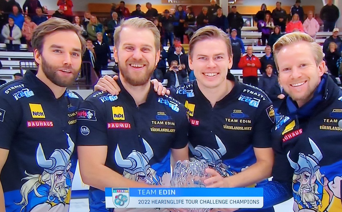 Back in the Slam winner's circle! Congrats to @TeamNiklasEdin winning their 4th career Slam at the HearingLife Tour Challenge! Our good wishes go to Niklas on a speedy recovery! A big shoutout to @TeamMDunstone on a great week reaching the finals!