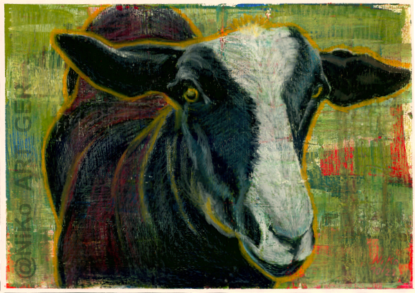 NiKo_ART_GER's tweet photo. Z is for Zwartbles sheep
#AnimalAlphabets #breedsofanimals @AnimalAlphabets
#drawing #painting #watersolublepaintingcrayons #gouache
#kleineKunstklasse https://t.co/zki7kKxewq