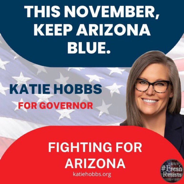 Kari Lake: 😳TOTAL Abortion Ban 😳2020 Election Denial 😳Won’t Accept Election Results Unless She Wins 😳Bully Katie Hobbs: 💥Abortion Rights 💥Voting Rights 💥Election Integrity Katie Hobbs —proven leader Kari Lake —proven opportunist @katiehobbs #FreshResists #DemVoice1