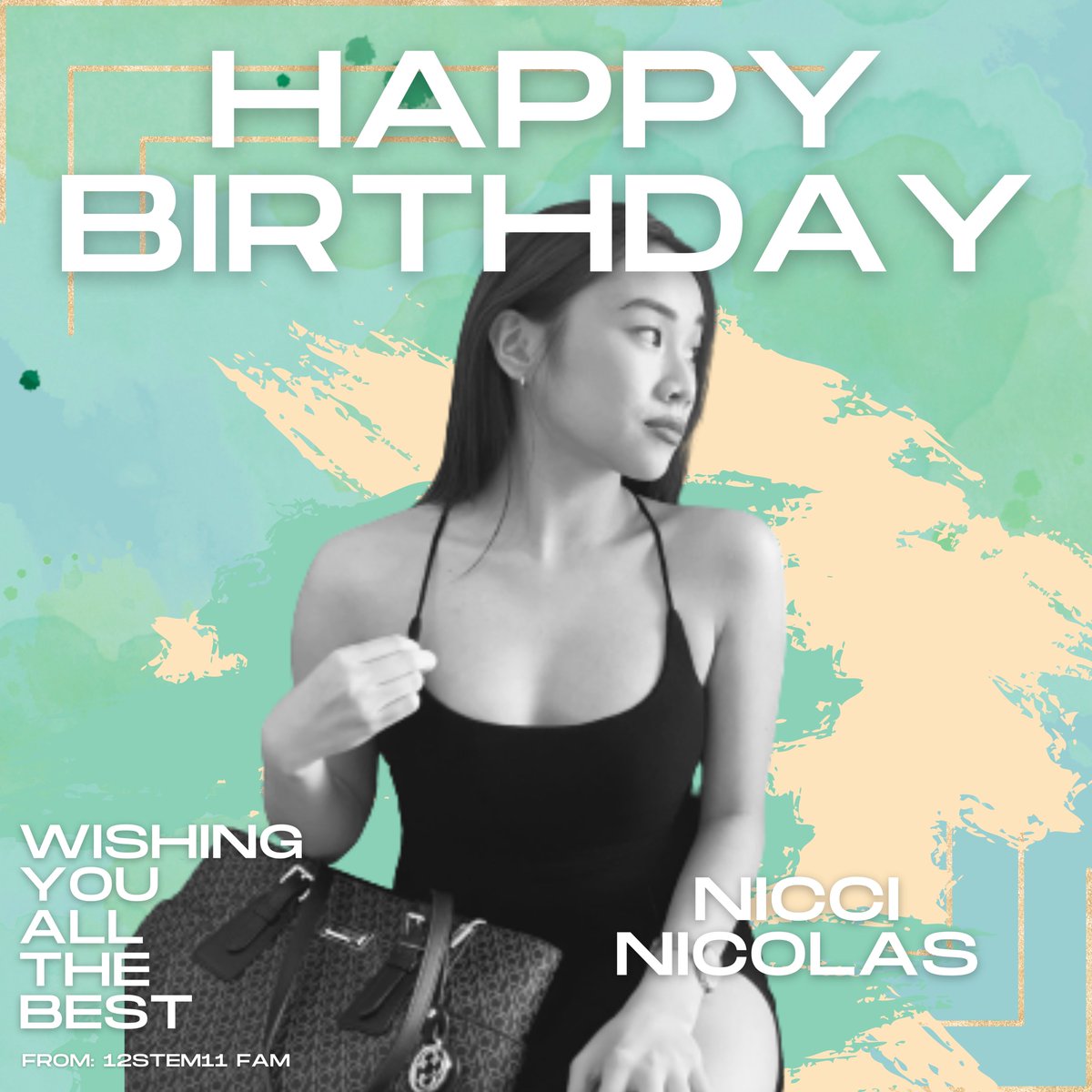 stemonze's tweet image. HAPPY NICCI DAY!!!

May your birthday be full of magical and special moments to remember. Always, look forward to the future with positivity and hope but also hold onto the pleasant memories of the cool and beautiful times. Have a great day ahead!

-12STEM11 FAM