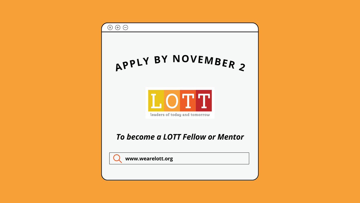 Our free leadership development program ignites women to lead with confidence. Because women's leadership will build stronger, more equitable communities that will transform the world.

Apply to become a LOTT Fellow or Mentor by 11/2! wearelott.org