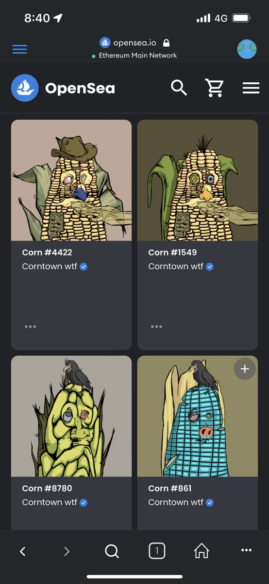 Del_NFT's tweet photo. Woke up feeling corny. I’ve been an active corn trader, but kinda feeling like I should accumulate more. I’m up to 7 now, any thoughts @corntownwtf? 

#corntownwtf #cornfollowcorn #corniscorn https://t.co/MqBUPKch3R