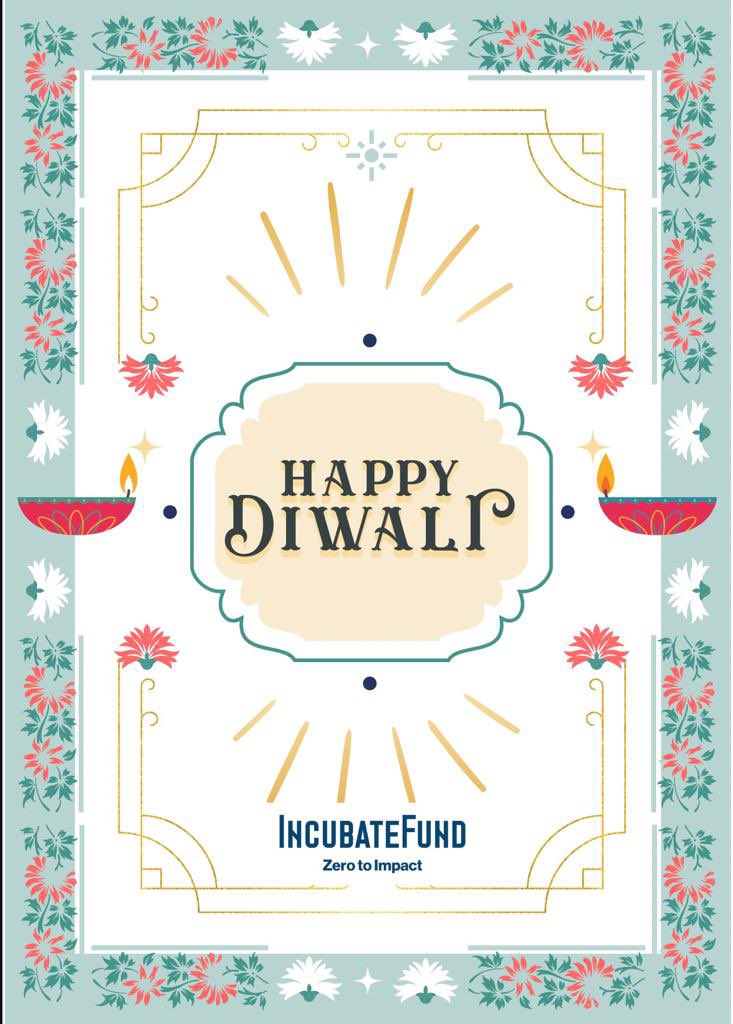 Happy Diwali from Incubate Fund! We wish all of our friends, founders, and peer investors a bright and fruitful year ahead. Stay safe and have a wonderful festival with your loved ones! 
ハッピーディワリ！皆さまのこれから1年が光に満ち、実り多きものになりますように！